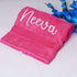Personalized Bath Towel For Women - Pink